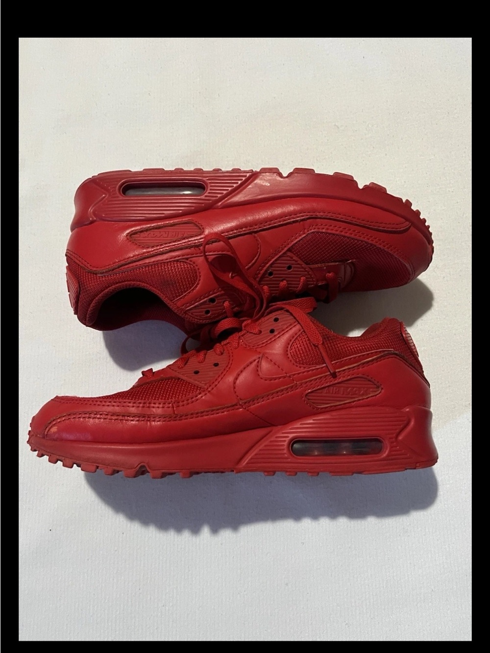 Nike Air Max 90 Sneakers Size 8.5 Red Men’s (Boys)